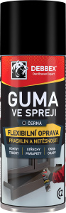 Debbex Guma ve spreji 400ml černá