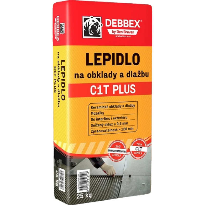 DEBBEX Lepidlo na obklady a dlažbu QUARTZ C1T PLUS 25 kg