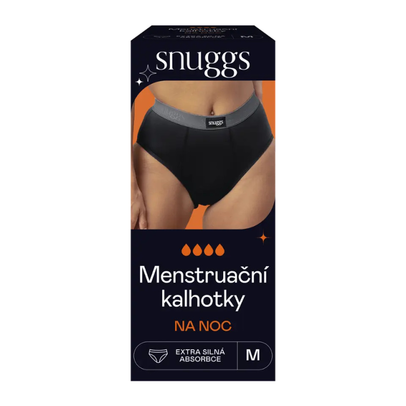 Snuggs menstruační kalhotky Night Iconic M