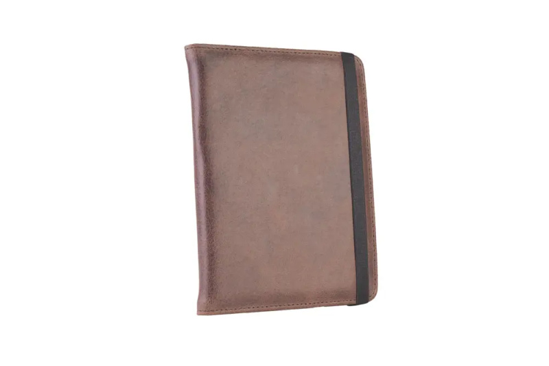 C-TECH PROTECT pouzdro z pravé kůže pro 8" zařízení, RLC-01, hnědé (Pocketbook Inkpad 3/4, Onyx Boox
