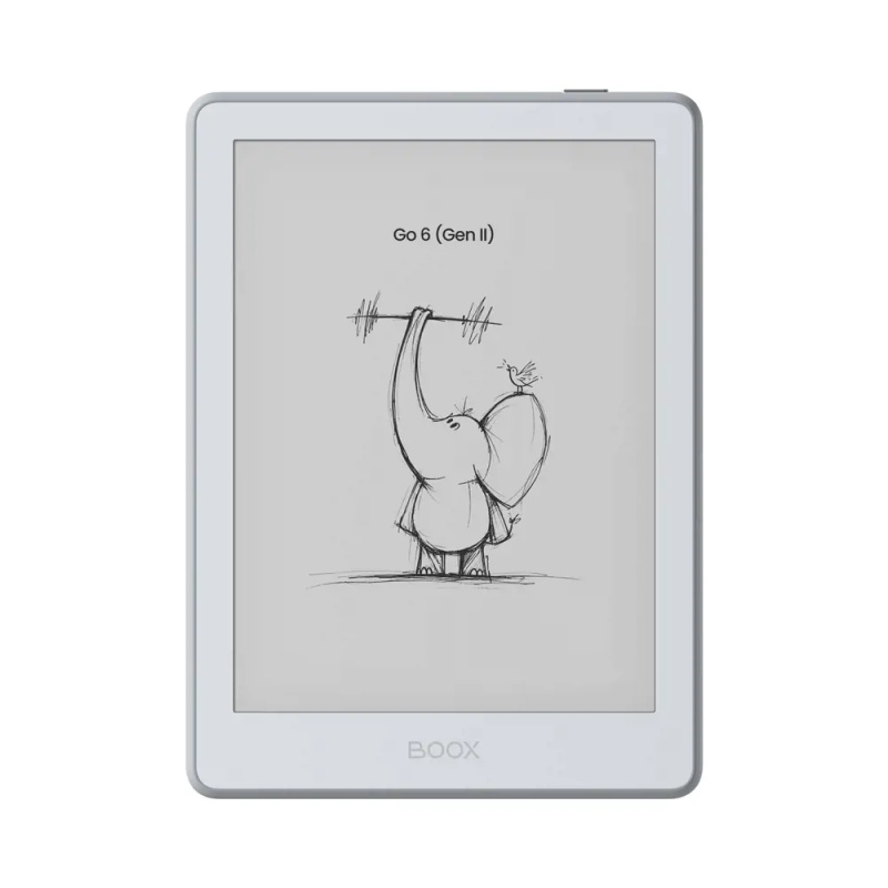 E-book ONYX BOOX GO 6 (Gen II), stone, 6" Carta 1300, 32GB, Bluetooth, Android 11, E-ink displej