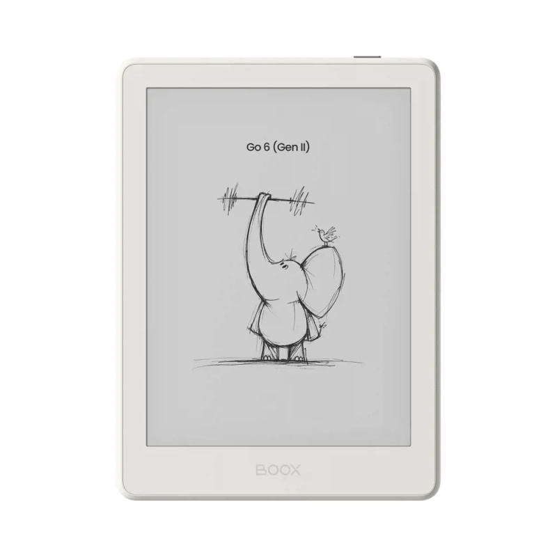 E-book ONYX BOOX GO 6 (Gen II), shell, 6" Carta 1300, 32GB, Bluetooth, Android 11, E-ink displej