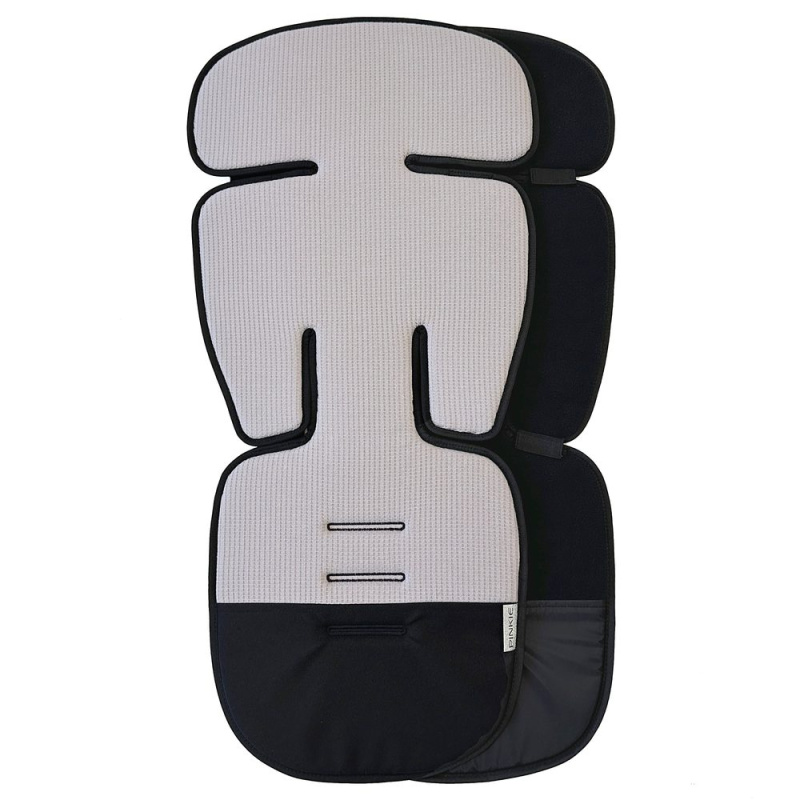 PINKIE podložka do kočárku Label Grey/Black