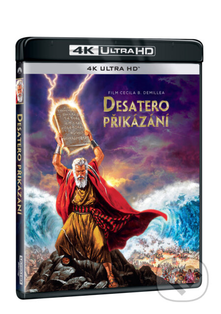 Desatero přikázání  Ultra HD Blu-ray (UHD BD) - Cecil B. DeMille - film z kategorie Akční a dobrodružné