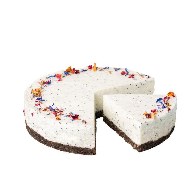 CrossCafe Makový cheesecake