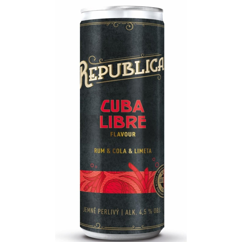 Božkov Republica Cuba Libre 4,5 % obj.