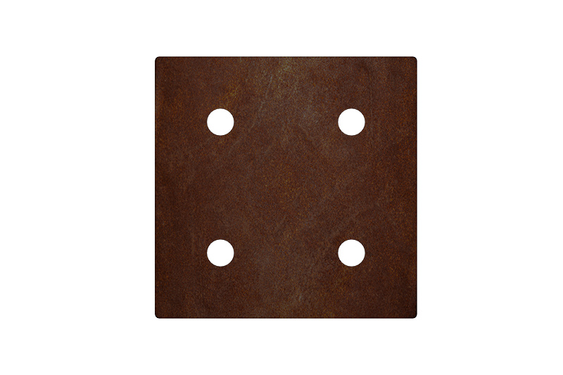 Corgarden MODO SPOJKA ROVNÁ pro zahradní obrubníky 1026 6 x 6 cm Corten