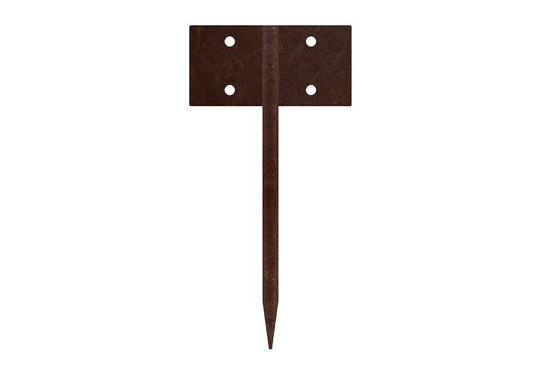 Corgarden URBIS SPOJKA ROVNÁ pro zahradní obrubníky 1032 25 x 10 cm Corten