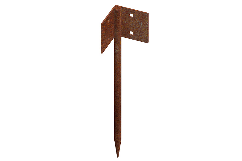 Corgarden URBIS SPOJKA ROHOVÁ pro zahradní obrubníky 1033 25 x 10 cm Corten