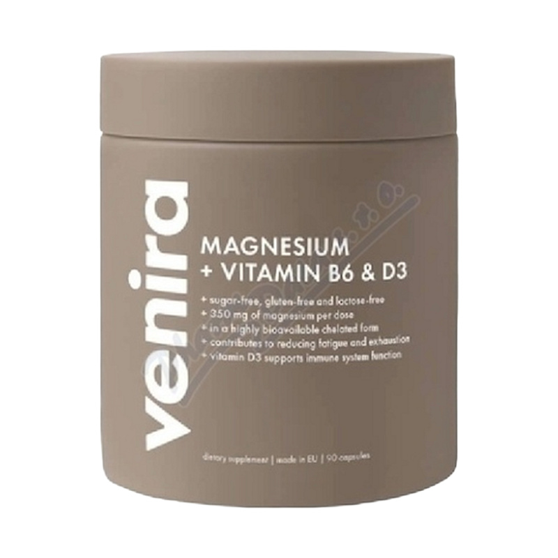 Venira Magnesium+vitamin B6&D cps.90