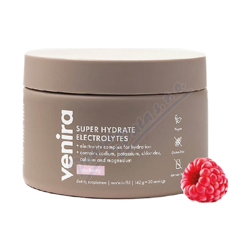 VENIRA super hydrate elektrolyty malina, 142 g