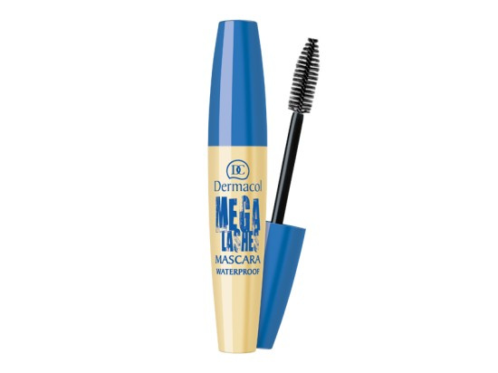 Dermacol Mega Lashes voděodolná řasenka pro objem odstín Black 12.5 ml