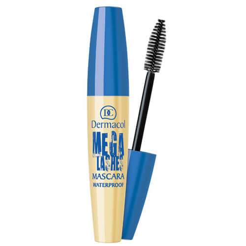 Dermacol Mega Lashes voděodolná řasenka pro objem odstín Black 12.5 ml