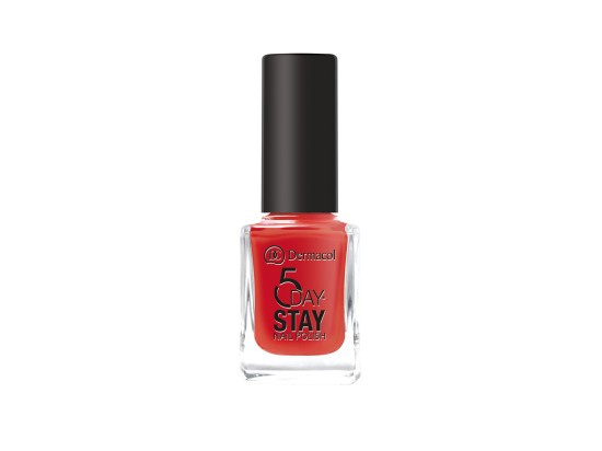 Dermacol Lak na nehty 5 Days Stay č. 21 Monroe Red 11 ml