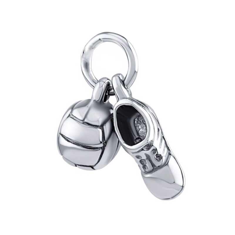 Silvego Stříbrný přívěsek fotbalová kopačka a míč ZT241039P