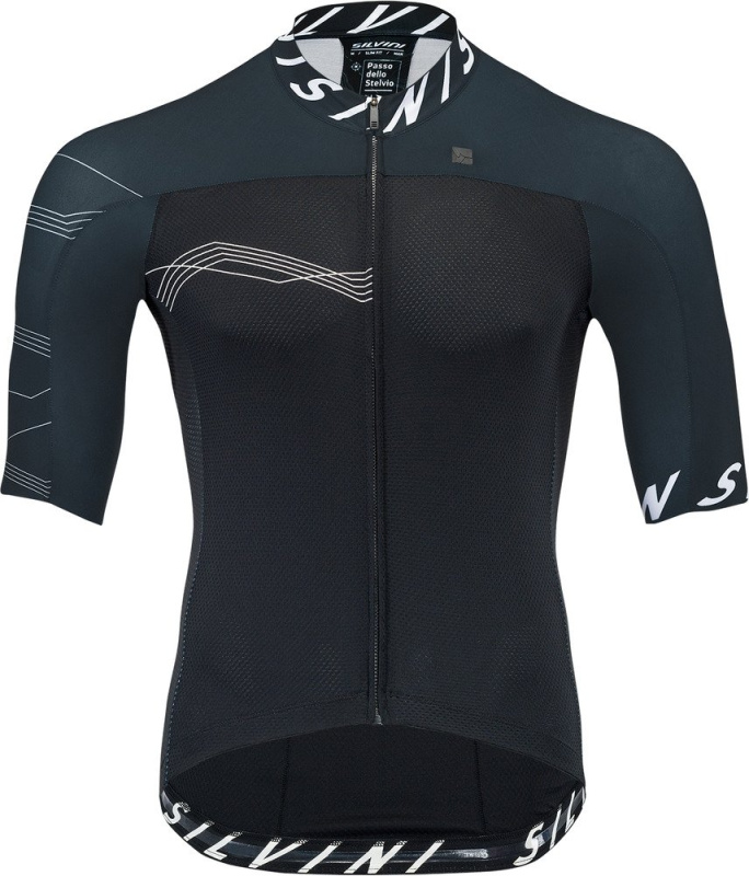 Pánský cyklo dres SILVINI Stelvio černá Velikost: S