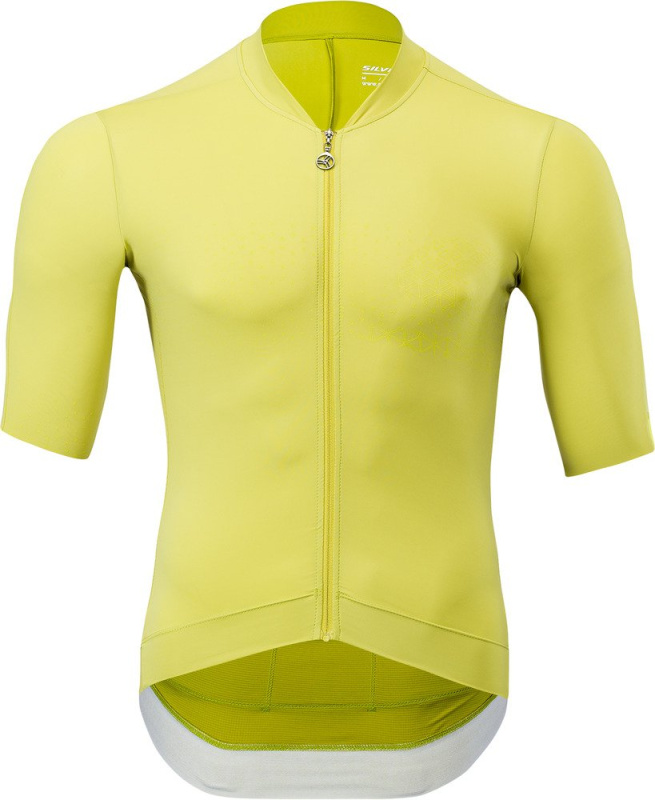 Pánský cyklo dres SILVINI Ansino žlutá Velikost: 3XL