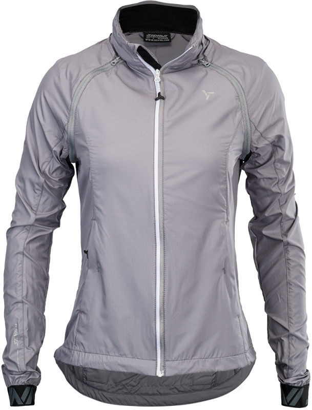Dámská větruvzdorná bunda SILVINI Vetta šedá Velikost: XS