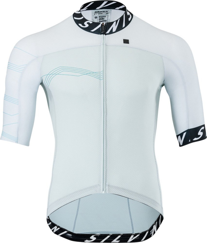 Pánský cyklo dres SILVINI Stelvio bílá Velikost: XS