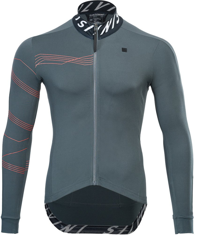 Pánský cyklo dres SILVINI Varano šedá Velikost: S