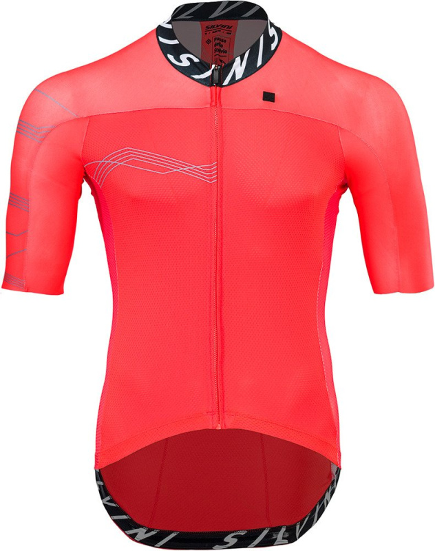 Pánský cyklo dres SILVINI Stelvio červená Velikost: XS