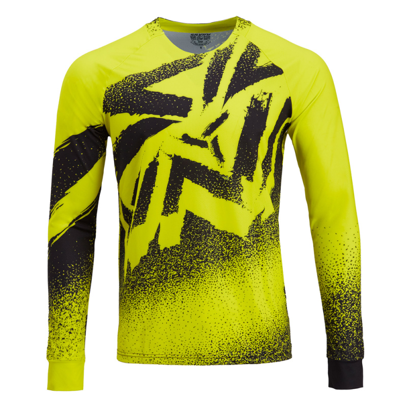 Pánský enduro dres SILVINI Cortino žlutočerná Velikost: S