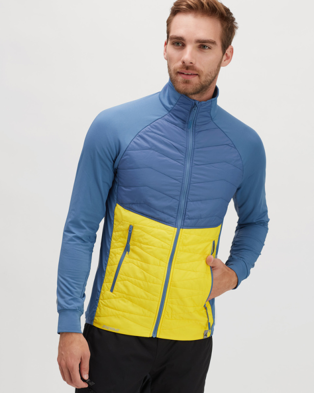 Pánská zateplená mikina SILVINI Grado  modrá Velikost: 3XL