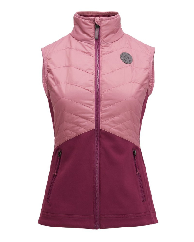 Dámská vesta SILVINI Formia červená Velikost: M