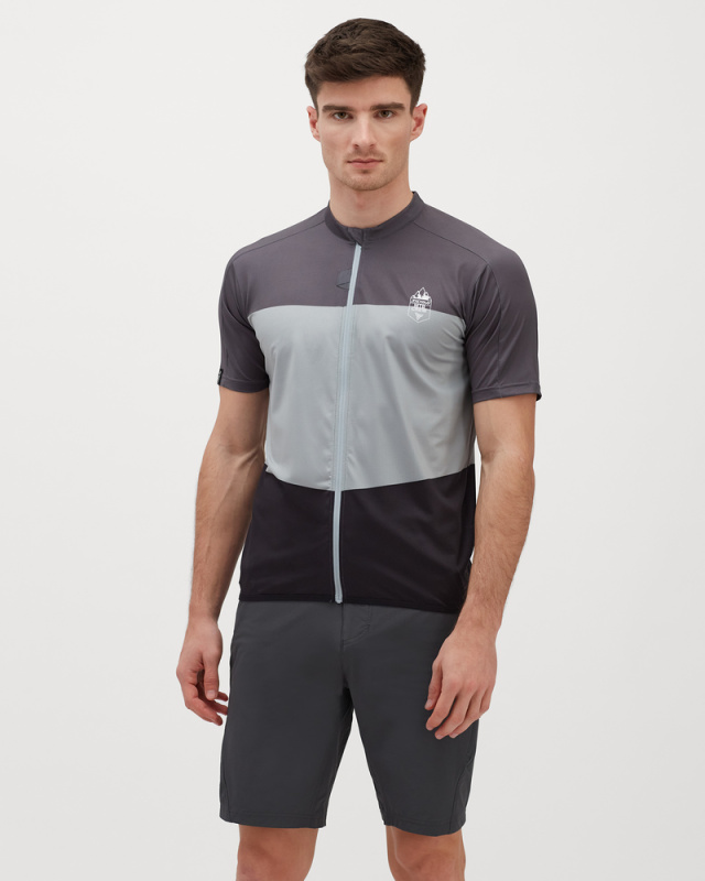 Pánský MTB dres SILVINI Turano Pro šedočerná Velikost: S