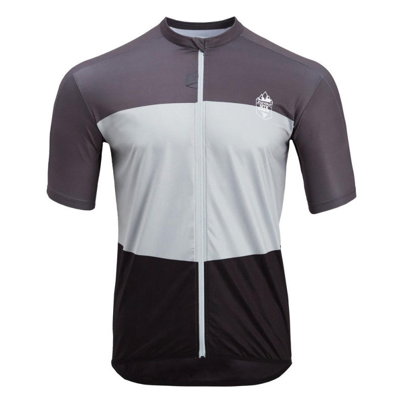 Pánský MTB dres SILVINI Turano Pro šedočerná Velikost: L