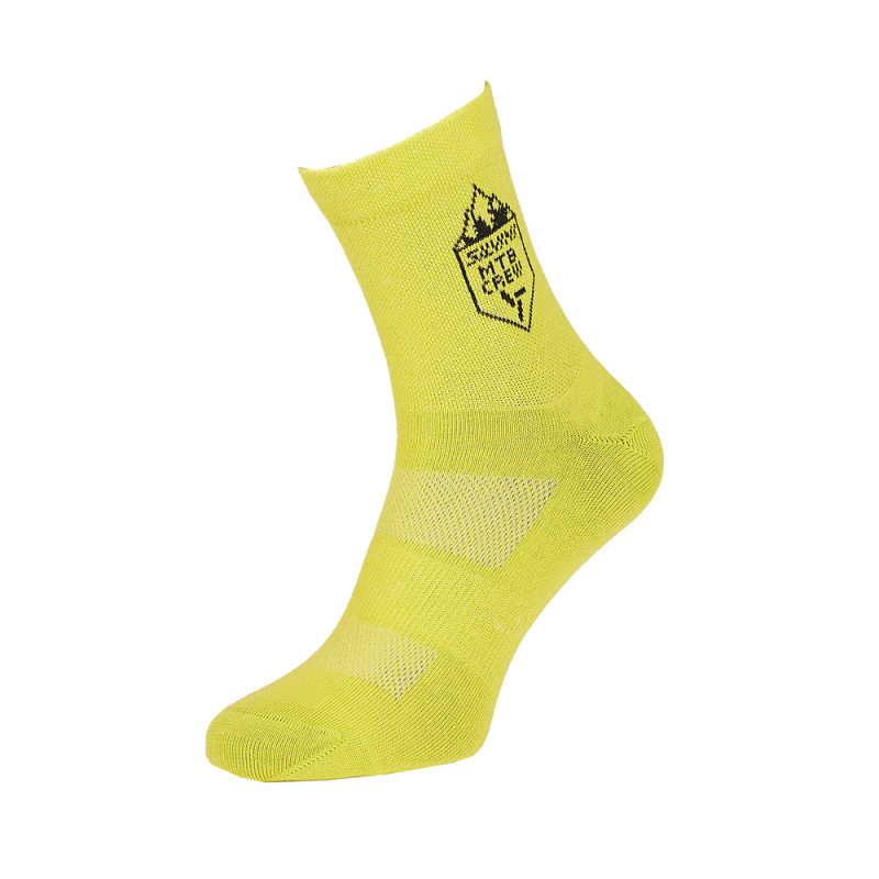 Cyklo ponožky SILVINI Bevera žlutá Velikost: 36-38