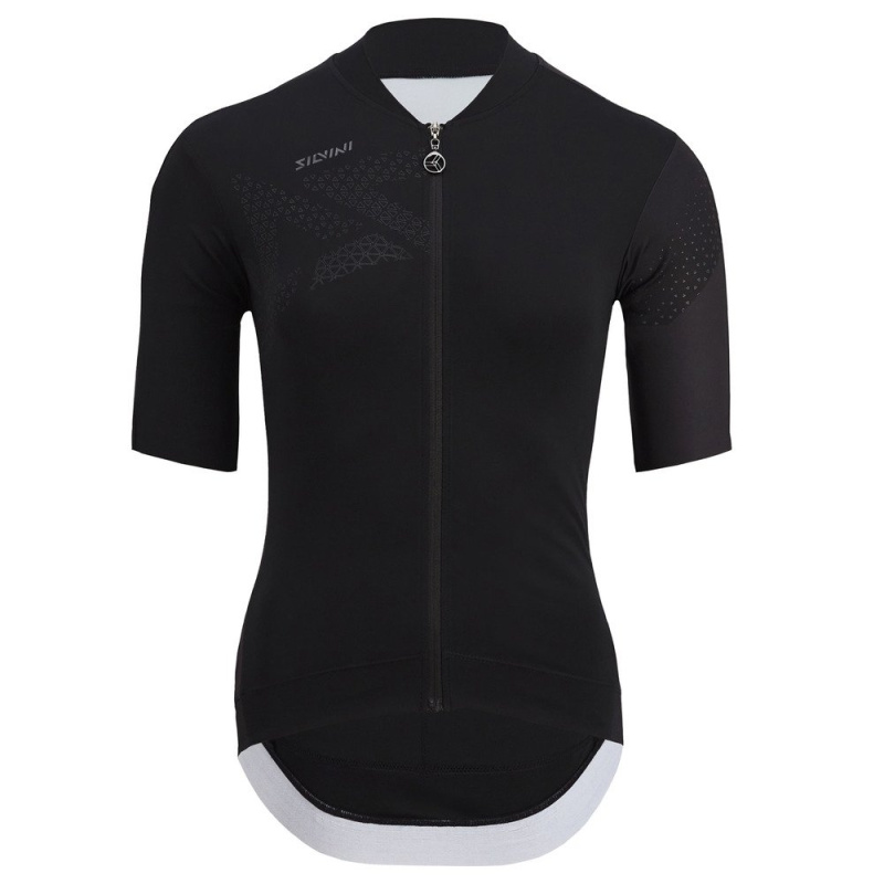 Dámský cyklo dres SILVINI Rosalia černá Velikost: XL