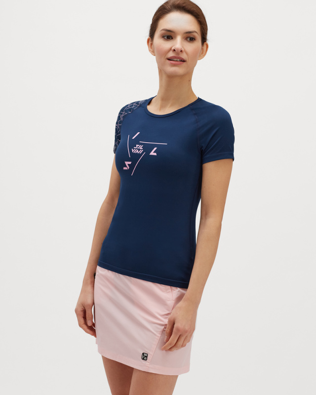 Cyklo sukně SILVINI Invio růžová Velikost: S