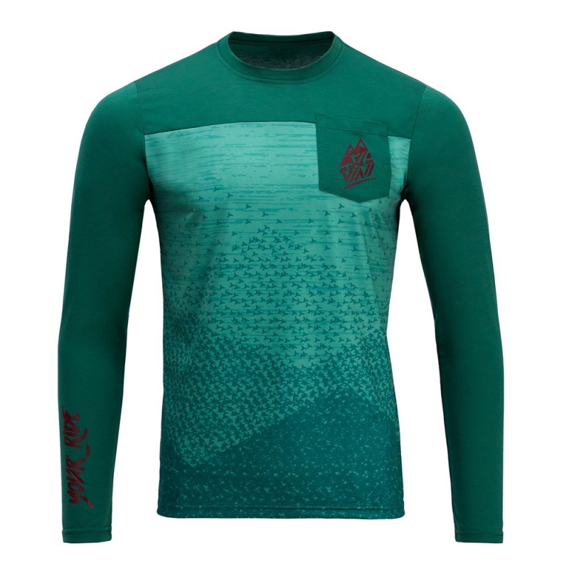 Pánský enduro dres SILVINI Ello zelená Velikost: XL