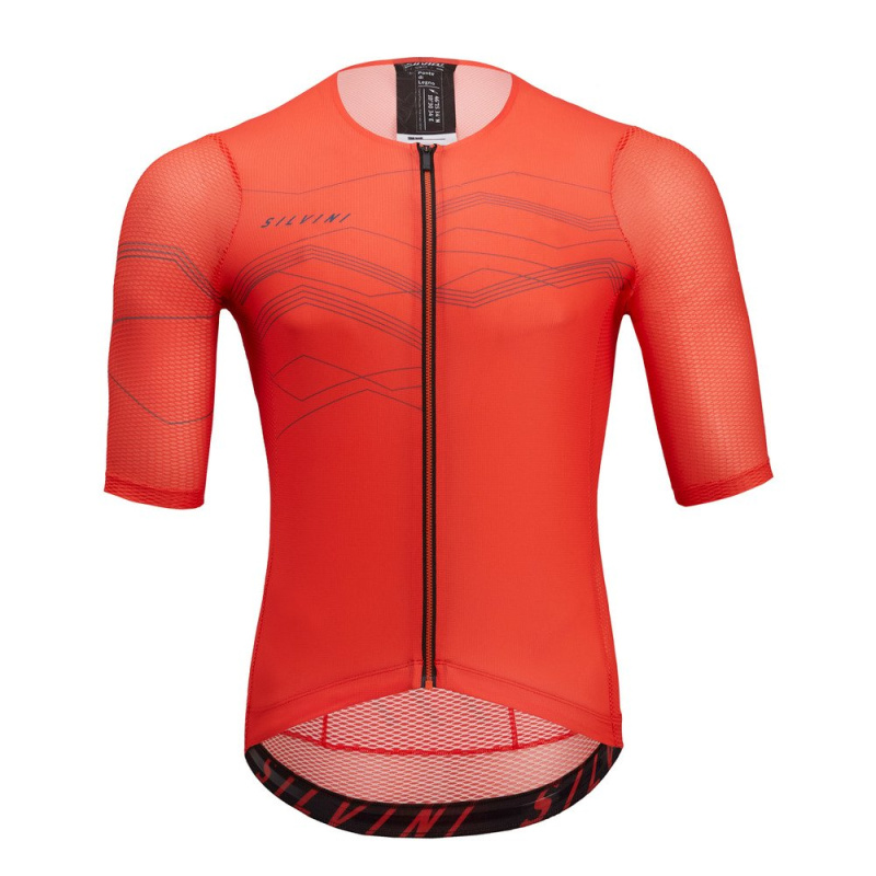 Pánský dres SILVINI Legno červená Velikost: 3XL