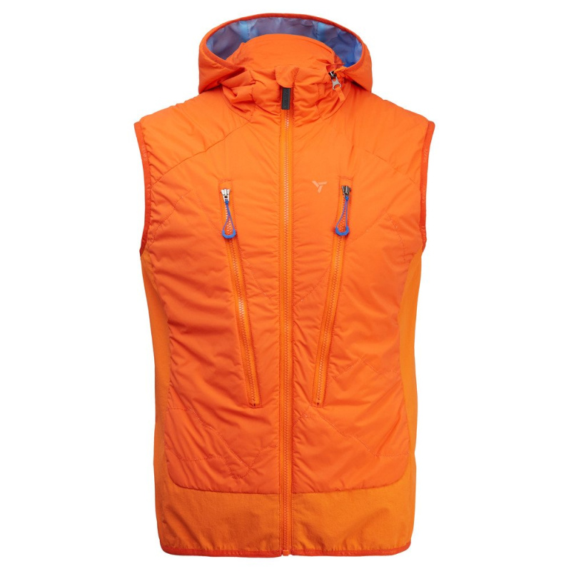 Pánská skialp vesta SILVINI Polaro oranžová Velikost: 3XL