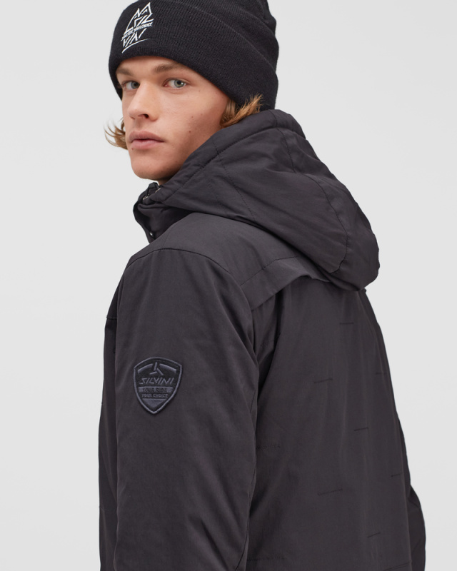 Pánský kabát SILVINI Monteso černá Velikost: S