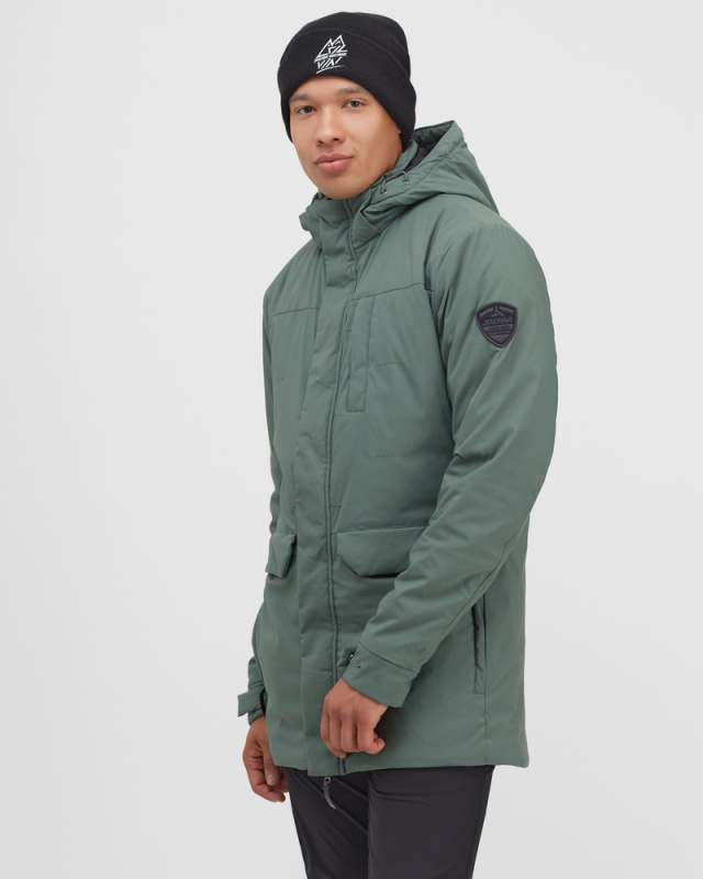 Pánský kabát SILVINI Monteso zelená Velikost: S