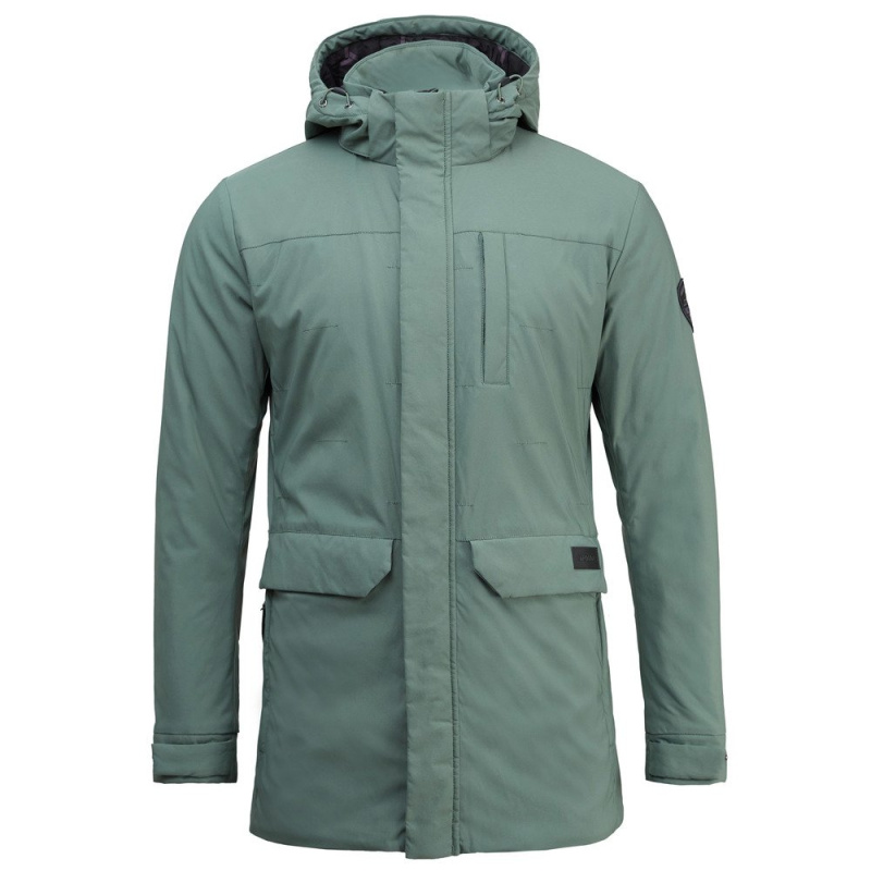 Pánský kabát SILVINI Monteso zelená Velikost: 4XL