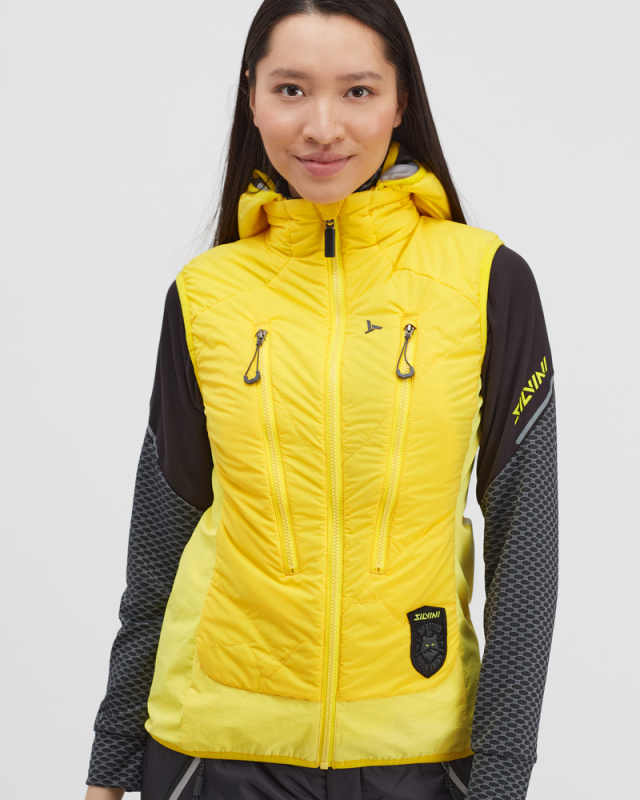 Dámská skialpová vesta SILVINI Polara žlutá Velikost: XL