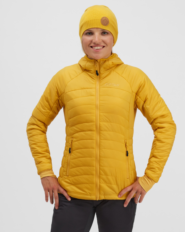 Dámská primaloftová bunda SILVINI Cesi žlutá Velikost: XL