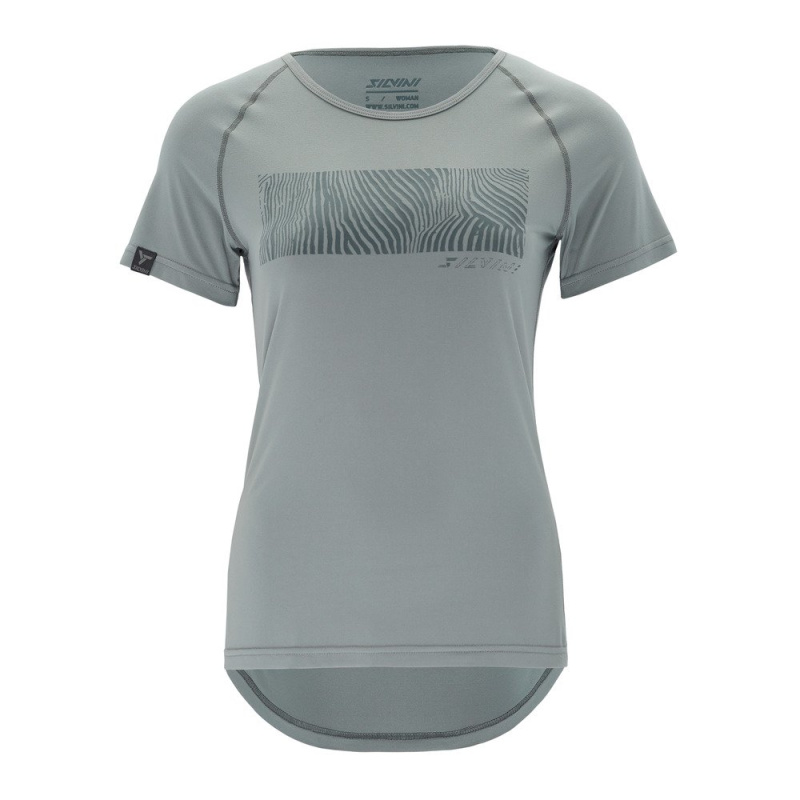 Dámský cyklo dres SILVINI Giona šedá Velikost: XL