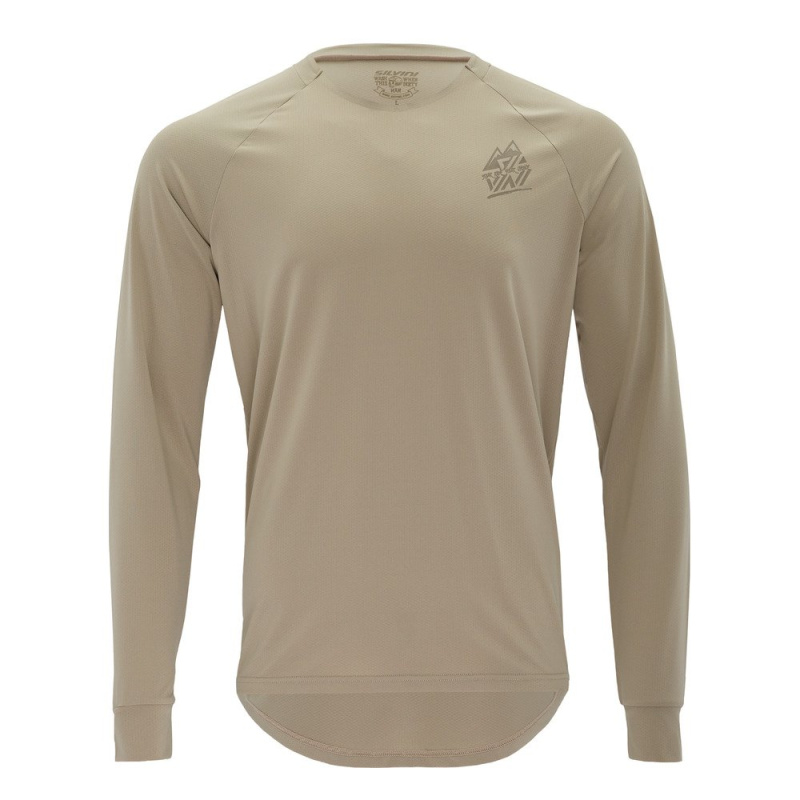 Pánský enduro dres SILVINI Cortino béžová Velikost: 3XL