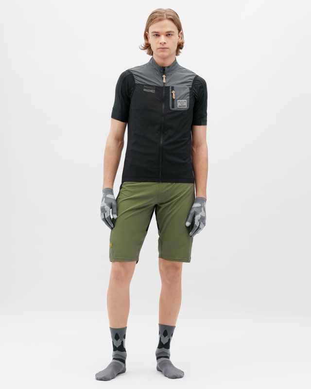 Pánská gravel vesta SILVINI Cairo černá Velikost: M