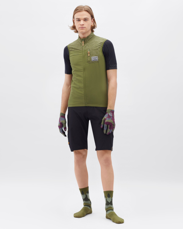 Pánská gravel vesta SILVINI Cairo zelená Velikost: L