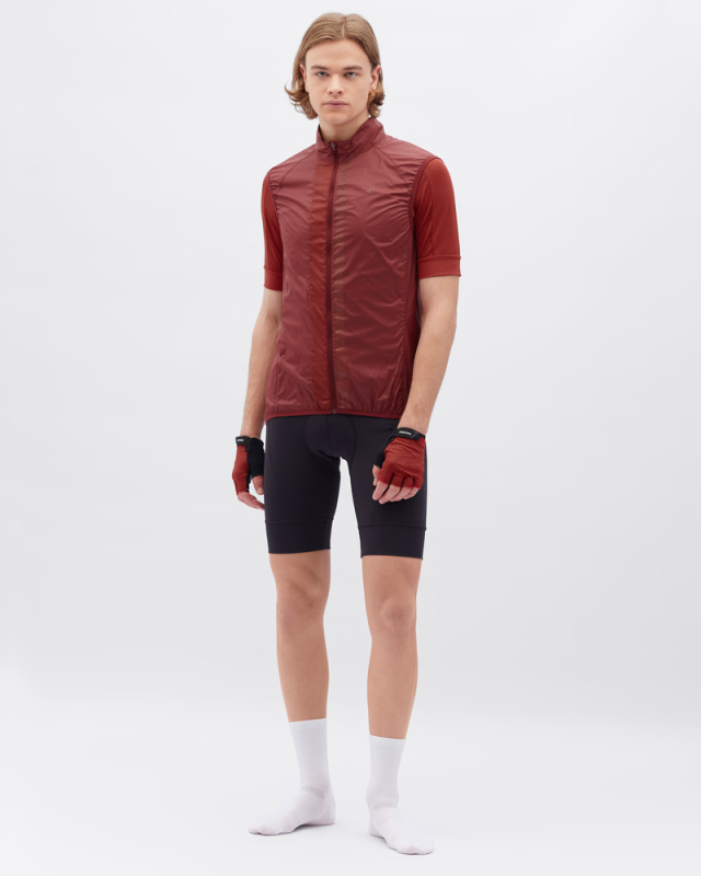 Pánská cyklo vesta SILVINI Garcio červená Velikost: XXL
