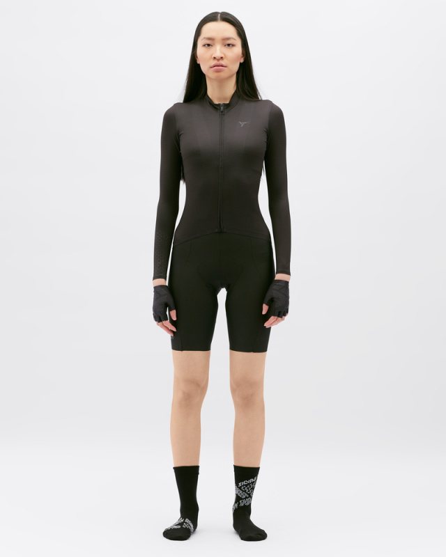 Dámský cyklo dres SILVINI Valfura černá Velikost: XL