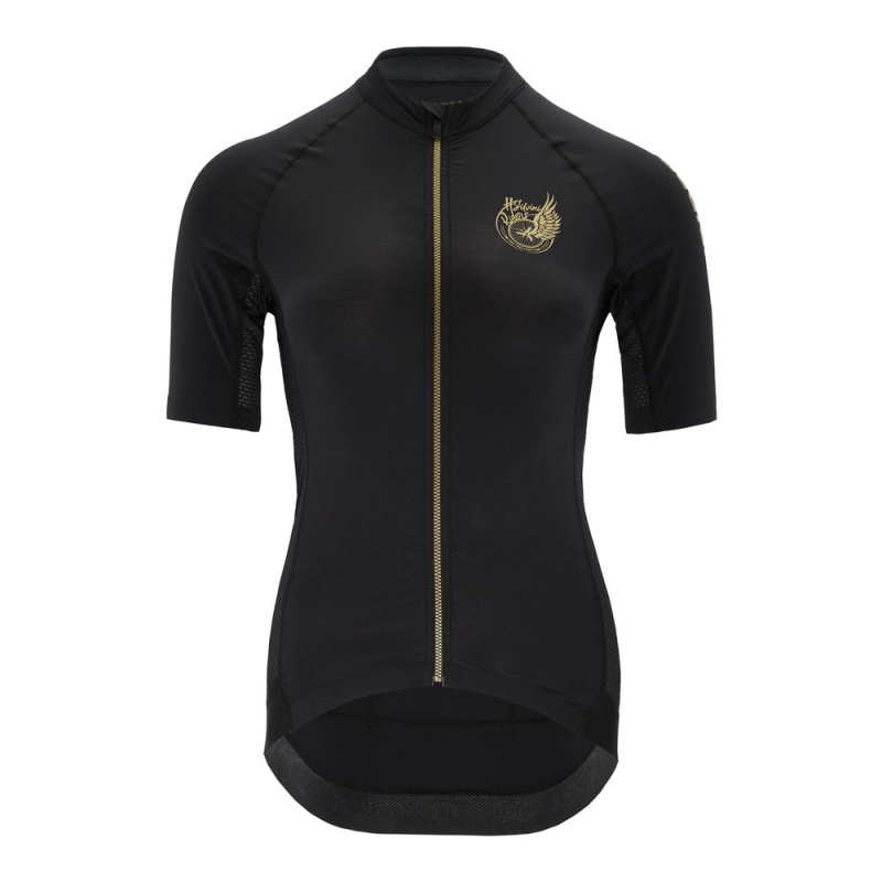 Dámský cyklo dres SILVINI Mottolina černá Velikost: XS