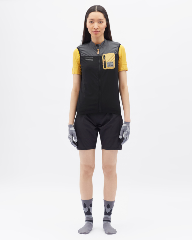 Dámská gravel vesta SILVINI Caira černá Velikost: XL