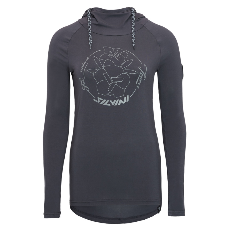 Dámské tričko SILVINI Merate šedá Velikost: XL